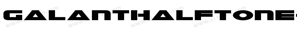GalantHalftone-895z字体转换