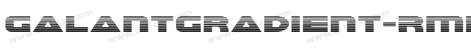 GalantGradient-Rml3字体转换