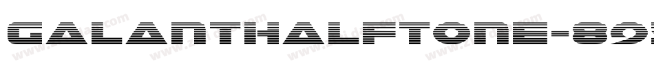 GalantHalftone-895z字体转换