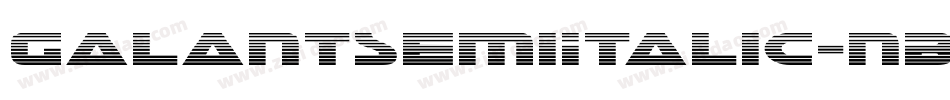 GalantSemiItalic-nB9J字体转换