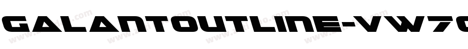 GalantOutline-vw7O字体转换