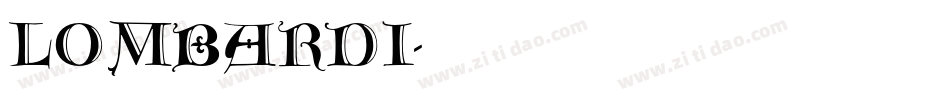 LOMBARDI字体转换