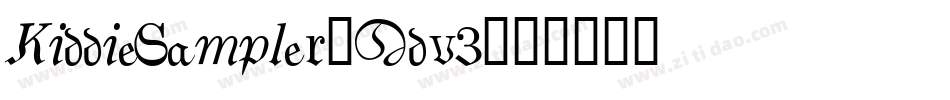 KiddieSampler-Ddv3字体转换