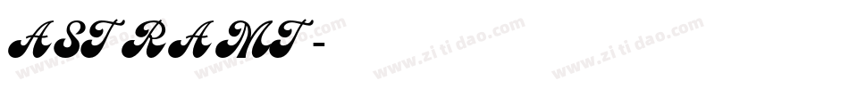ASTRAMT字体转换