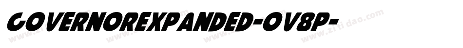 GovernorExpanded-Ov8p字体转换