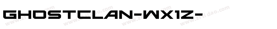 GhostClan-Wx1z字体转换