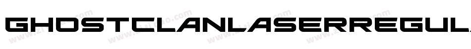 GhostClanLaserRegular-qgvx字体转换