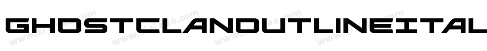 GhostClanOutlineItalic-jw5j字体转换 GhostClanOutlineItalic-jw5j字体转换