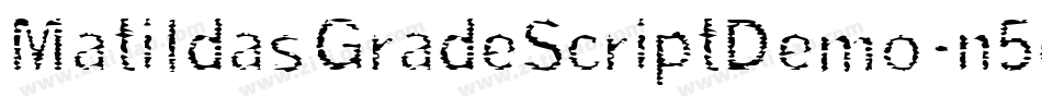 MatildasGradeScriptDemo-n5eg字体转换