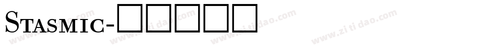 Stasmic字体转换