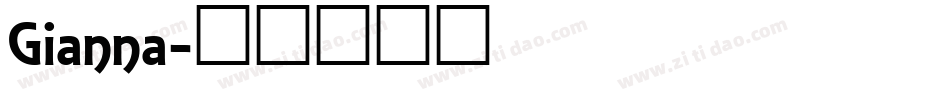 Gianna字体转换