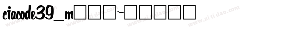 ciacode39_m转换器字体转换