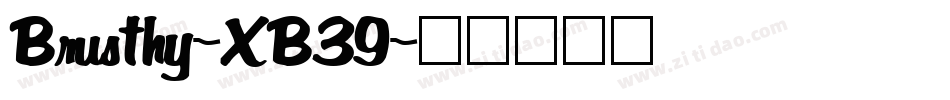 Brusthy-XB39字体转换