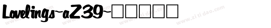 Lovelings-aZ39字体转换
