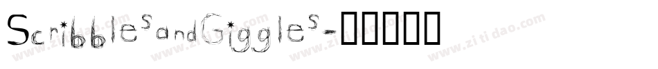 ScribblesandGiggles字体转换