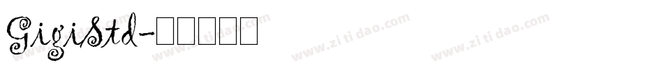 GigiStd字体转换