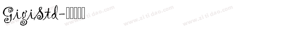 GigiStd字体转换