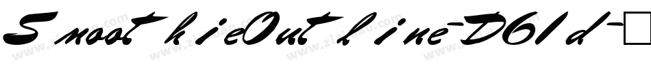 SmoothieOutline-D61d字体转换
