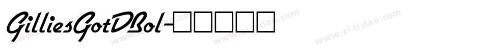 GilliesGotDBol字体转换