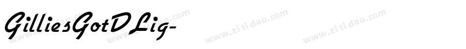 GilliesGotDLig字体转换