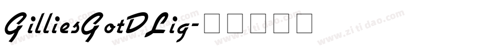 GilliesGotDLig字体转换