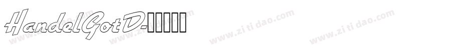 HandelGotD字体转换