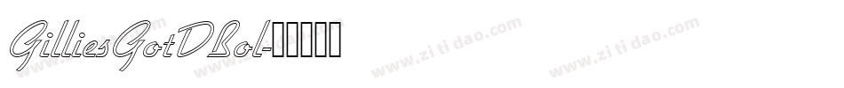 GilliesGotDBol字体转换