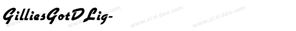 GilliesGotDLig字体转换