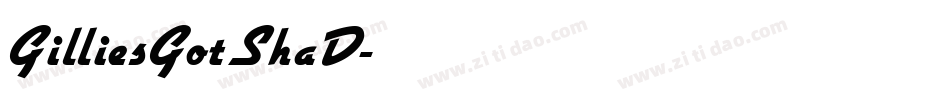 GilliesGotShaD字体转换