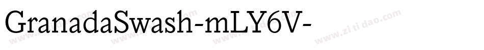 GranadaSwash-mLY6V字体转换