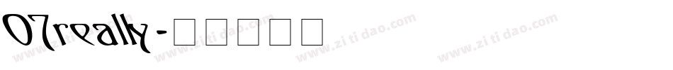 07really字体转换
