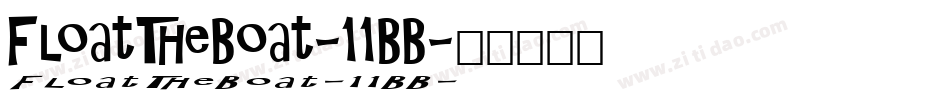 FloatTheBoat-11BB字体转换
