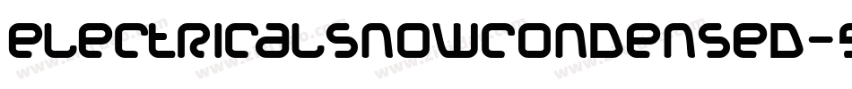 ElectricalSnowCondensed-5vBv字体转换