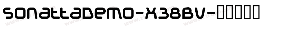 SonattaDemo-x38BV字体转换