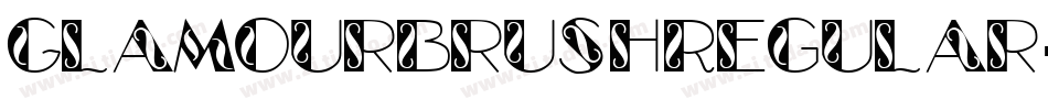 GlamourBrushRegular-O1G4字体转换