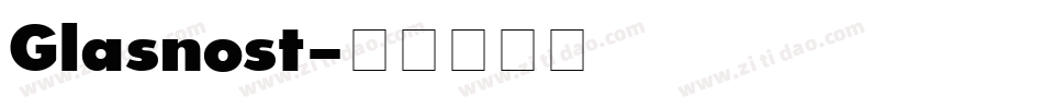 Glasnost字体转换