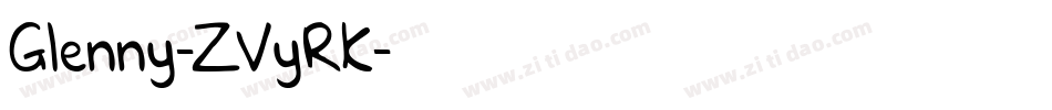 Glenny-ZVyRK字体转换