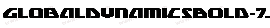 GlobalDynamicsBold-7JwV字体转换