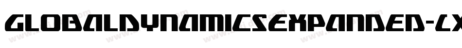 GlobalDynamicsExpanded-LXyn字体转换