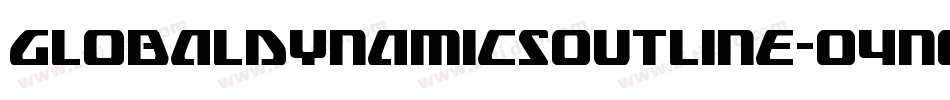 GlobalDynamicsOutline-O4nO字体转换 GlobalDynamicsOutline-O4nO字体转换