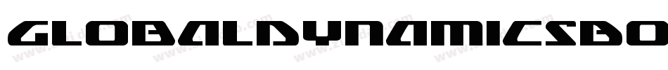 GlobalDynamicsBoldItalic-mwn9字体转换