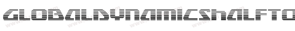 GlobalDynamicsHalftone-4AdB字体转换