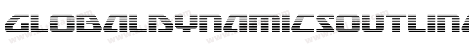 GlobalDynamicsOutlineItalic-ZDwq字体转换