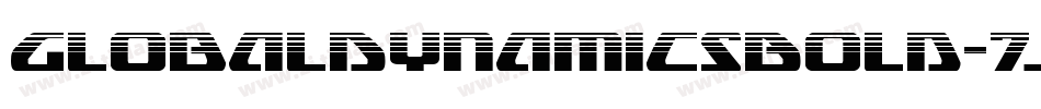 GlobalDynamicsBold-7JwV字体转换