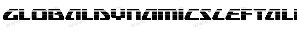 GlobalDynamicsLeftalic-Ev8r字体转换
