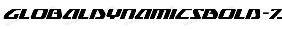 GlobalDynamicsBold-7JwV字体转换