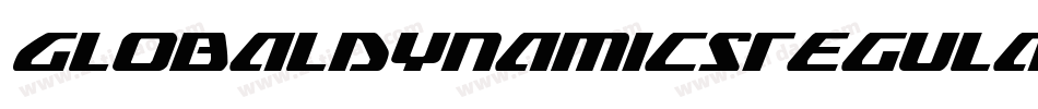 GlobalDynamicsRegular-2pr8字体转换