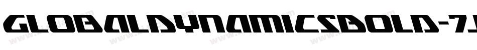 GlobalDynamicsBold-7JwV字体转换