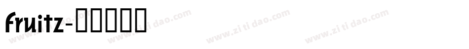Fruitz字体转换