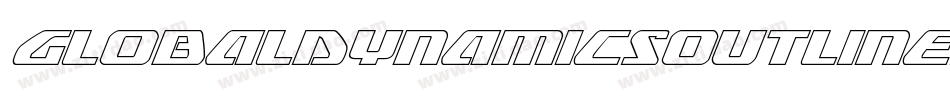 GlobalDynamicsOutlineItalic-ZDwq字体转换